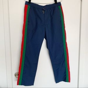Men's tapered pants with side stripe